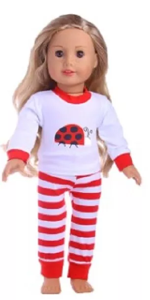 Nightwear, Fun & Whimsical Sleepwear, & Fuzzy Slippers, Designed for 18" Dolls 3