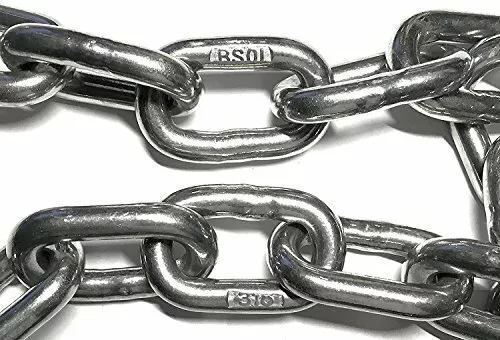 Stainless Steel 316 Chain 10mm or 3/8" Medium Link Chain by the foot