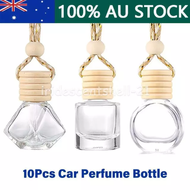 5pcs Hanging Empty Car Perfume Bottle Diffuser Air Freshner Gadget Ornament