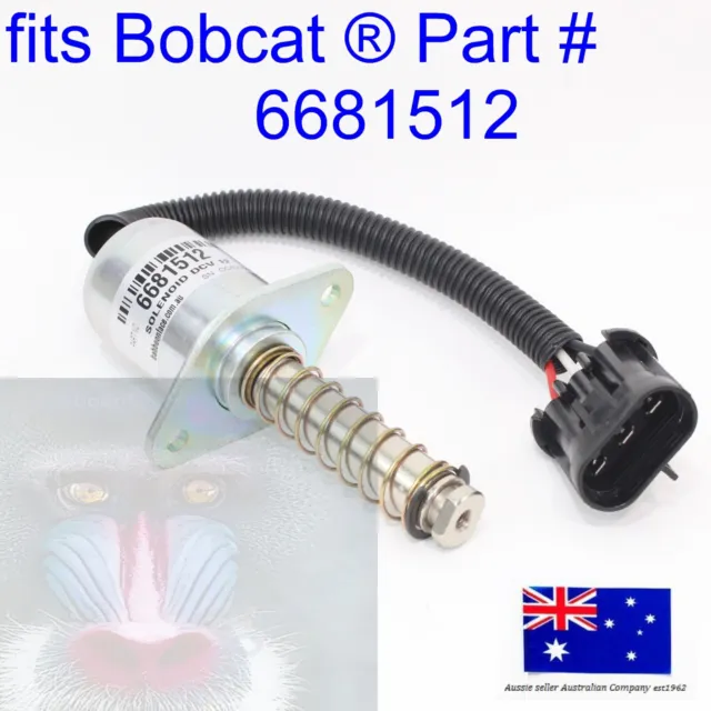 for Bobcat Traction Lock Park Brake Solenoid 6681512 S450 S510 S530 S550 S570