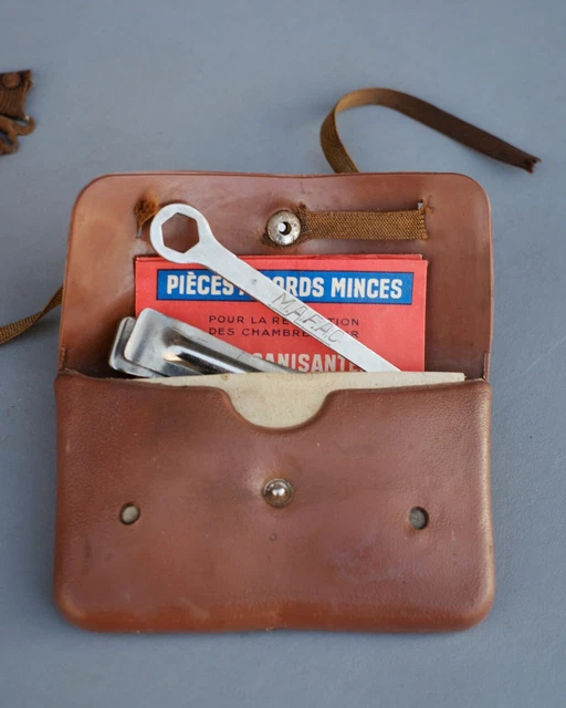 Sacoche Outil Vélo Vintage MAFAC - France - Noir - Pratique Et Authentique