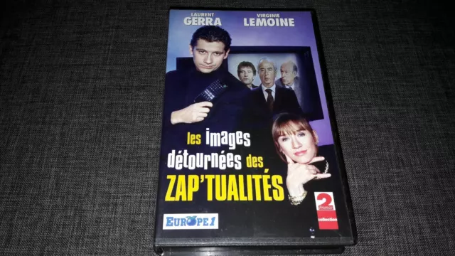 Les images détournées des zap'tualités - Laurent Gerra, Virginie Lemoine K7. VHS
