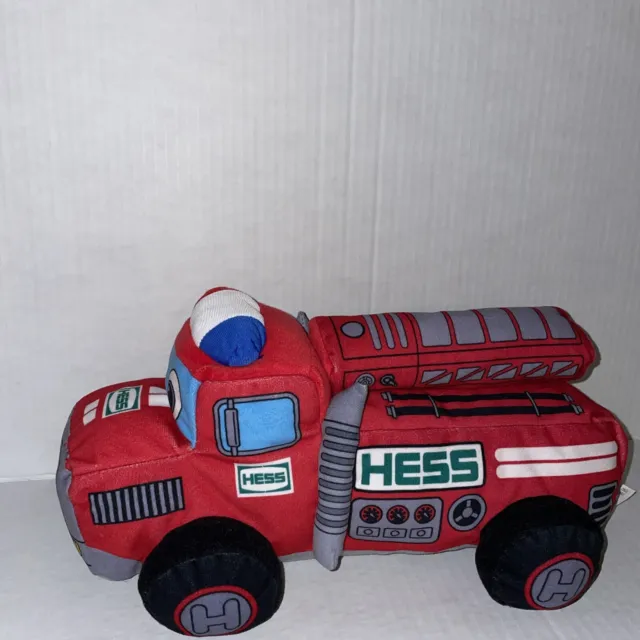 Hess Plush Red Fire Truck w/Lights & Songs No Box 2020 Tested