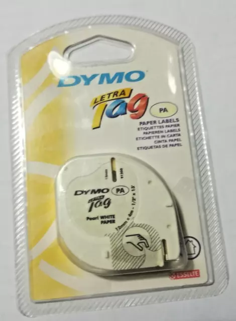 Kit 10 Dymo Letra Tag (5Pa Bianco)(2Pl Blu)-(1Pl Verde)-(2Mt Silver Metallic)+++