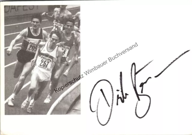 Original Autogramm Dieter Baumann /// Autograph signiert signed signee Ba 296110