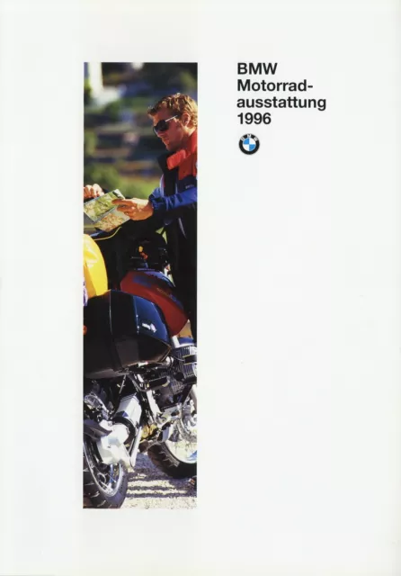 BMW Motorradausstattung Prospekt 1996 Zubehör R 100 80R K1 R1100RS 100GS