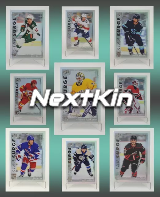 2023-24 Upper Deck Series 1 Hockey STAR SURGE YOU Pick List Free Comb Shipping.