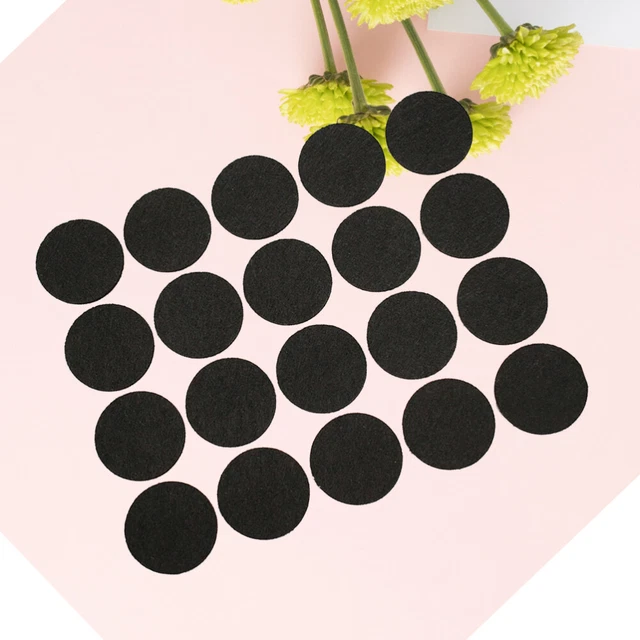 100 Pcs Patins Protecteurs De Sol Pieds Chaise En Feutre Rond Tables Et Chaises