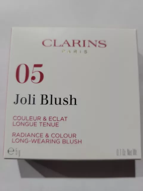 CLARINS Joli Radiance & Color Long-Wearing Blush, 05 CHEEKY BOUM, NIB