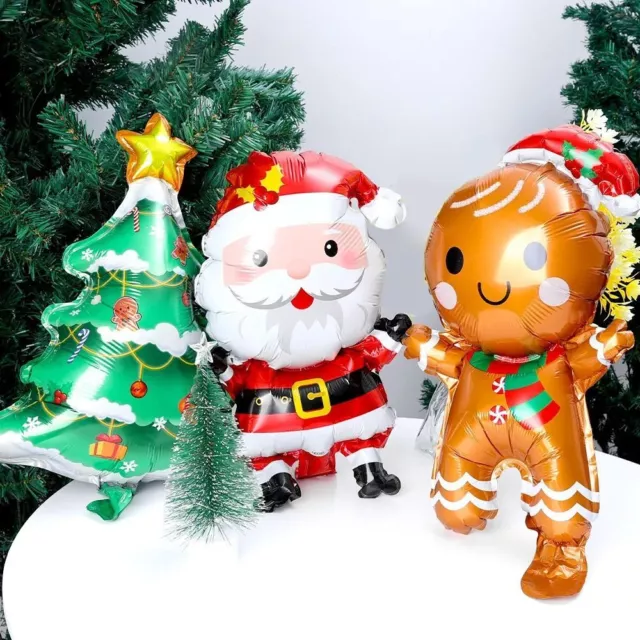 Christmas Man Small Balloon Toy Aluminum Slot Holiday Decoration