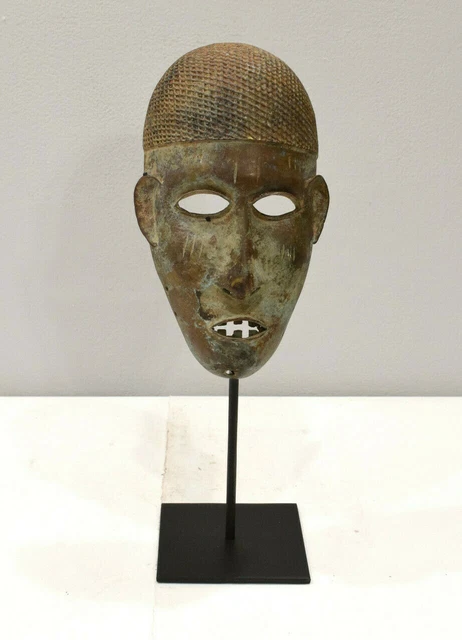 African Bronze Cast Face Mask