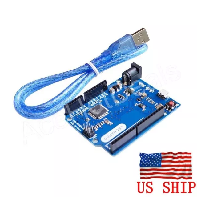 Leonardo R3 Pro Micro ATmega32U4 Board For Arduino Compatible IDE + USB cable