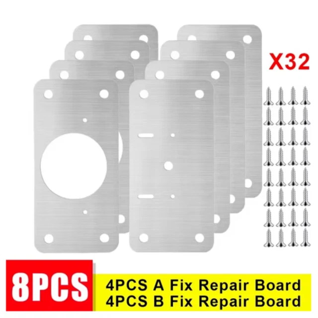 Kit Riparazione Cerniera Portaoggetti Audi A4/S4/RS4 B6/B7 - Staffe In Lega Di Alluminio Con Viti - Foto 2