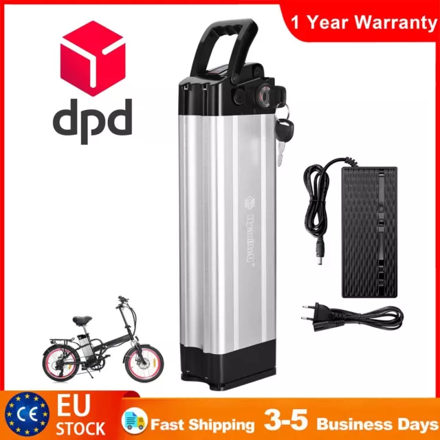 Batterie Vélo Electrique 48V 12,5Ah Li-Ion 350W/500W Moteur E-Bike avec Chargeu