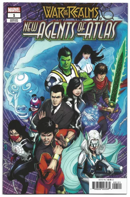War of the Realms New Agents of Atlas #1 1:50 Zircher Variant Marvel 2019