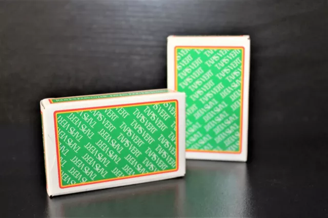 Lot de 2 Jeux collector de 54 cartes neufs scellés Tapis Vert