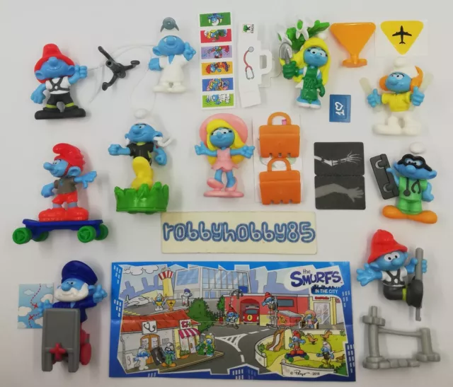 Smurfs IN City' - Characters of Your Choice (EN375 - EN629) Kinder surprise 2018