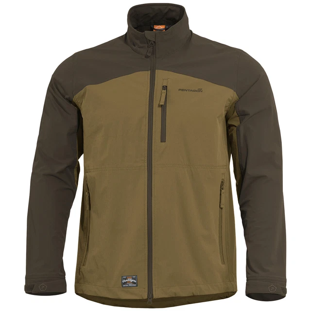 Pentagon Elite Light Softshell Jacket Mens Water-repellent Coyote / Terra Brown