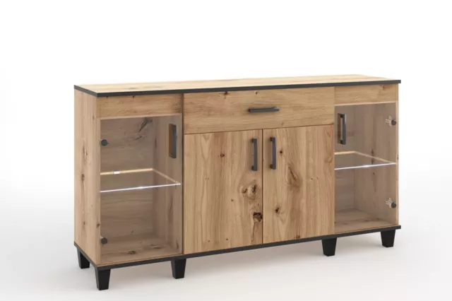 Wohnzimmerschrank Sideboard Kommode Vanessa II Schränke Holz Möbel Wohnzimmer