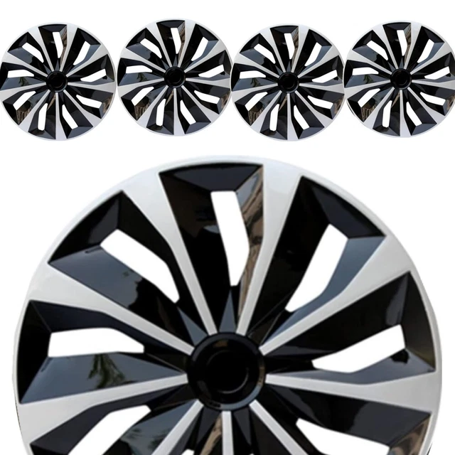 4PC Wheel Hub Covers fits R15 Rim, 15" Tire Hub Caps for Jetta Rabbit Cobalt Kia