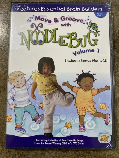 Move and Groove with Noodlebug Vol.2 (DVD/CD, 2006, Brain