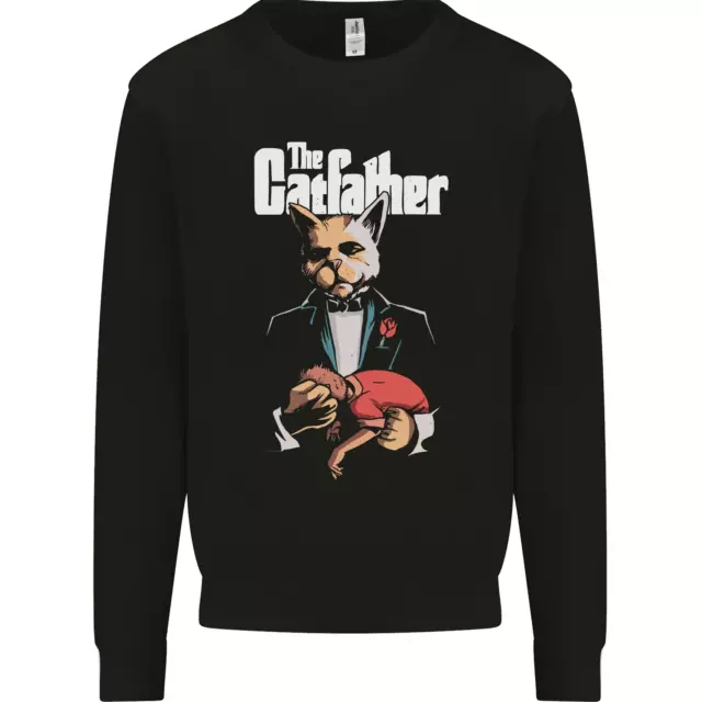 The Cat Father Funny Parody Mens Sweatshirt Jumper