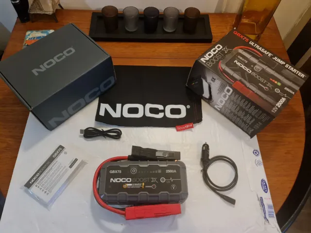 NOCO GBX75 12v 2500A Boost X Portable Lithium Car Battery Booster Jump Starter