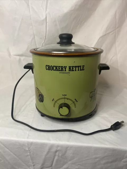 Crockery Simmer Pot Electric Slow Cooker Crock Pot Model 5015 / 140W Works