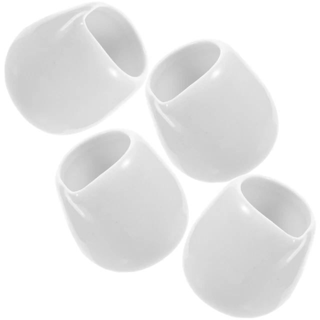4 pz caraffa per panna da tè tazza latte in ceramica salsa bianca porcellana