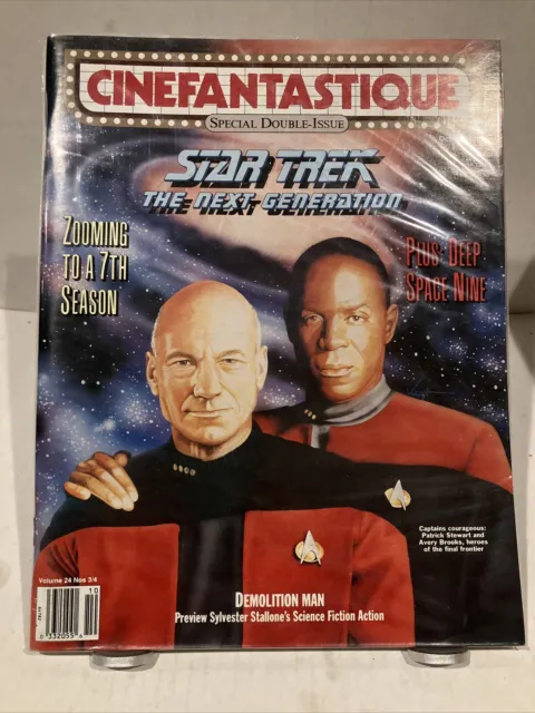 Cinefantastique Magazine Vol 24 No 3/4 October 1993 Star Trek 7th Season