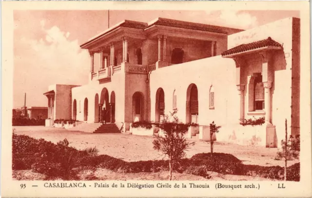 CPA AK MAROC CASABLANCA - Palace of the Civil Delegation of Thawia (92654)