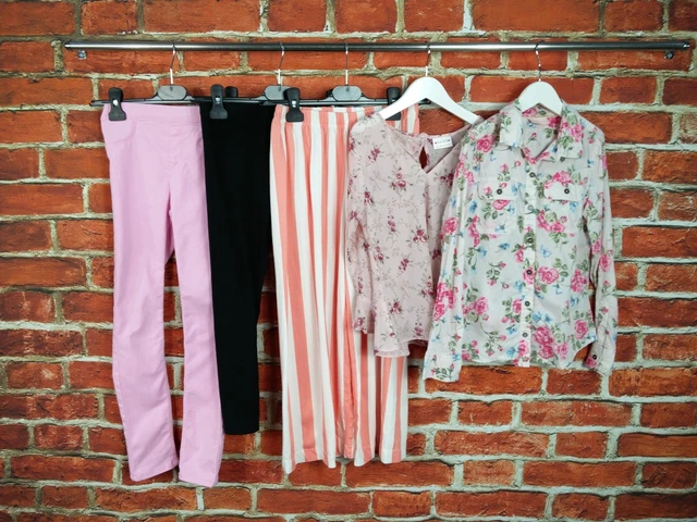 Girl Bundle Age 9-10 Years Next H&M Zara Jeans Leggings Culottes Shirt Top 140Cm