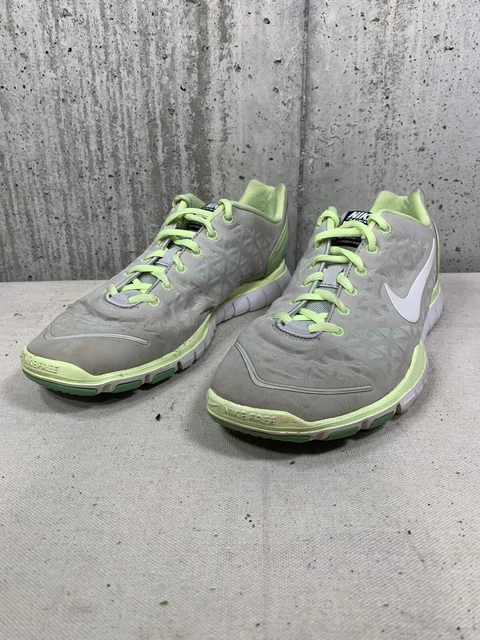 Nike Free Fit 2 Women’s Size 10 Gray / Volt Training  Running Shoes 487789-005