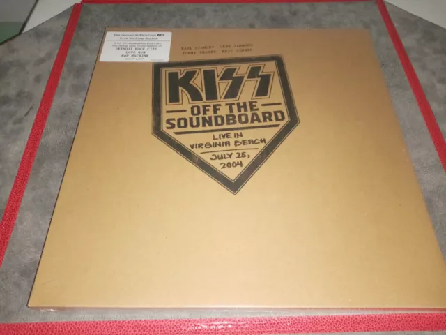 Kiss ‎ Off The Soundboard Live In Virginia Beach July 25, 2004 (3lps vert) neuf