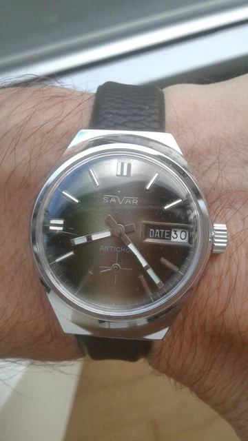 Montre Vintage Radiant Blumar AUTOMATIC 447-0411 PREMIUM - Suisse Années 1970 - Neuf Avec étiquettes