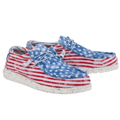 hey dude american flag shoes