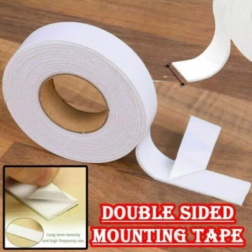 Heavy Duty Strong Double Sided Sticky Tape Foam Adhesive Craft Padded  Mounting