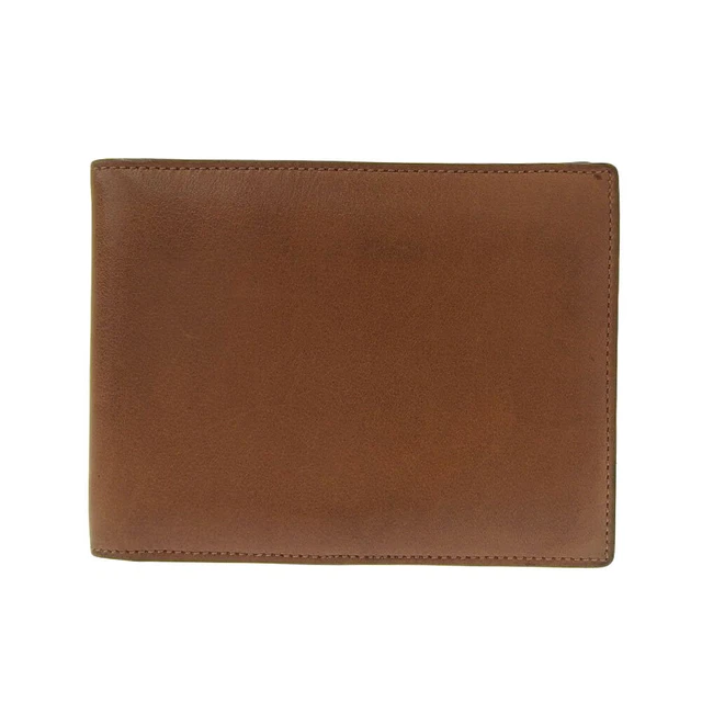 Rare !    Used Super  Gucci GUCCI 80 s Italian Vintage Ram Leather Bi fold Wal