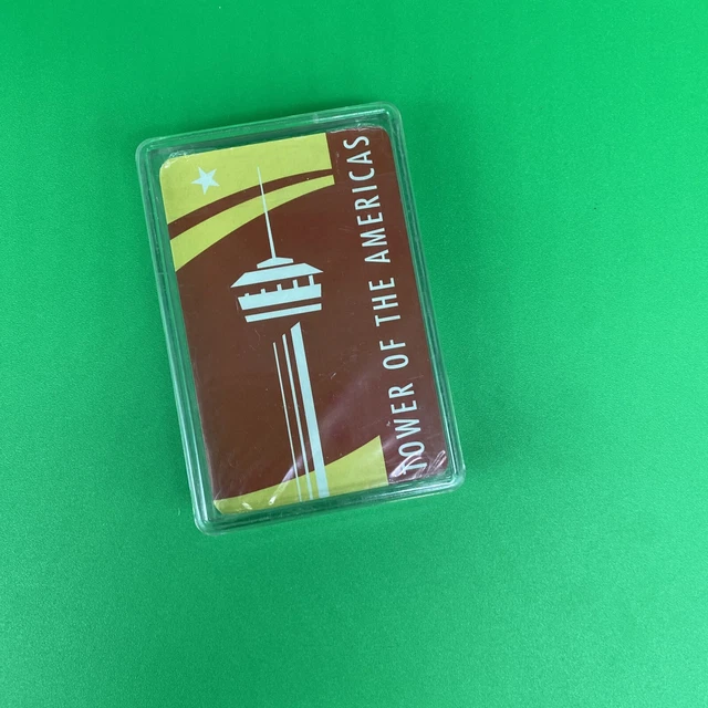 VINTAGE TOWER OF The Americas Souvenir Playing Cards Poker Sealed New