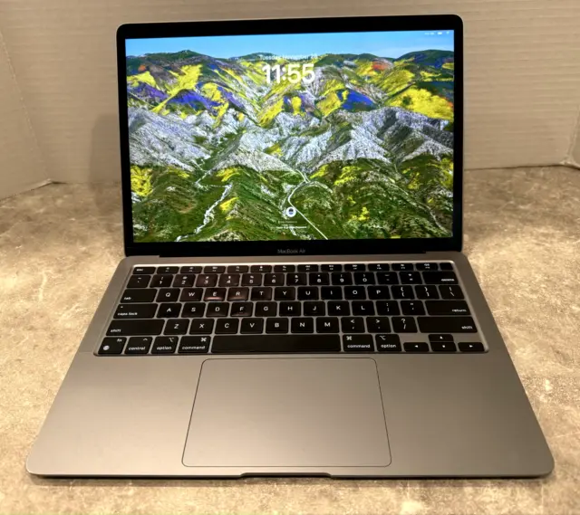 Apple MacBook Air 13in (512GB SSD, M1, 8GB) Laptop, Space Gray w/Apple Care+