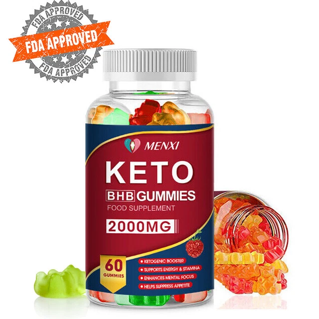60 un. suplemento dietético quemador de grasa Keto ACV gomitas para hombres y mujeres