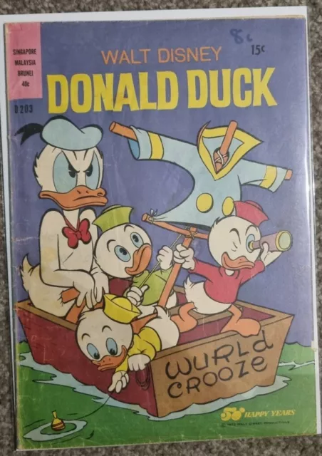 Walt Disney Donald Duck D203 - 50 Happy Years - Australian Disney Comics - 1973