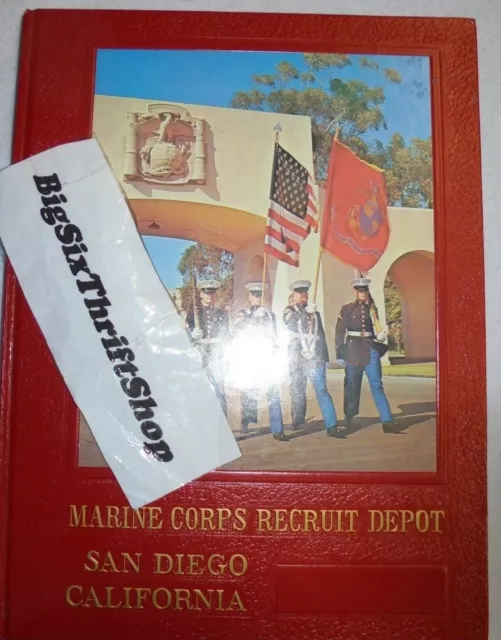 Marine Corps RECRUIT DEPOT MCRD USMC San Diego 1964 Yearbook 129 Alpha Co