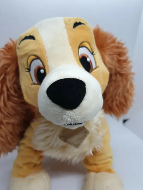 Genuine Original Disney Store  Lady and the Tramp 'Lady' 12" Plush Toy Dog Gift 3