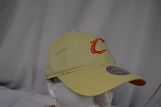 NEW Cleveland Cavaliers Cavs Mitchell & Ness Strapback Hat Cap Khaki Pastel