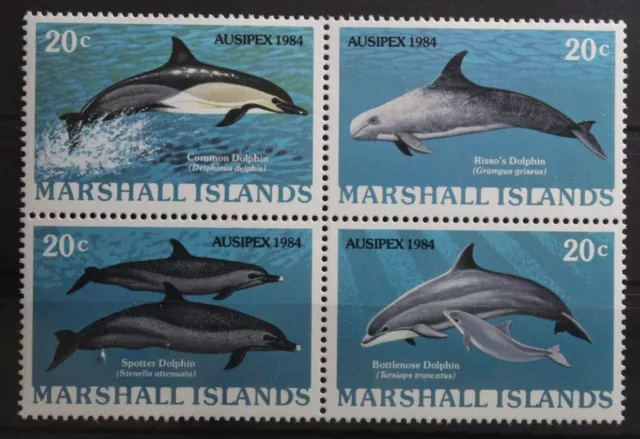 Marshall-Inseln 19-22 postfrisch als Viererblock #TX792