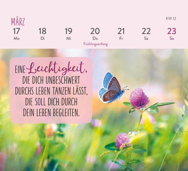 GROH VERLAG  Mini-Wochenkalender 2025: Herzenswünsche für dich  Kalender EUR 10,79 - PicClick DE