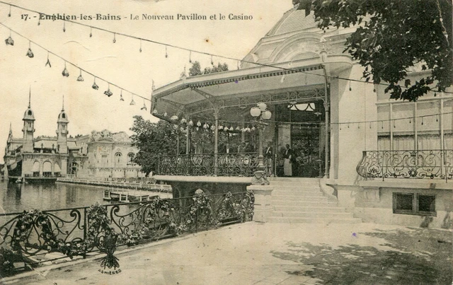 ENGHIEN LES BAINS Nouveau Pavillon Casino Cachet Militaire 70 è Régiment Territ