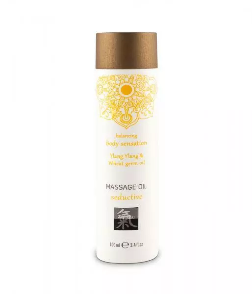 HOT Shiatsu Massage Öl Seductive Ylang Ylang & Wheat Germ Oil Wellness Erotik