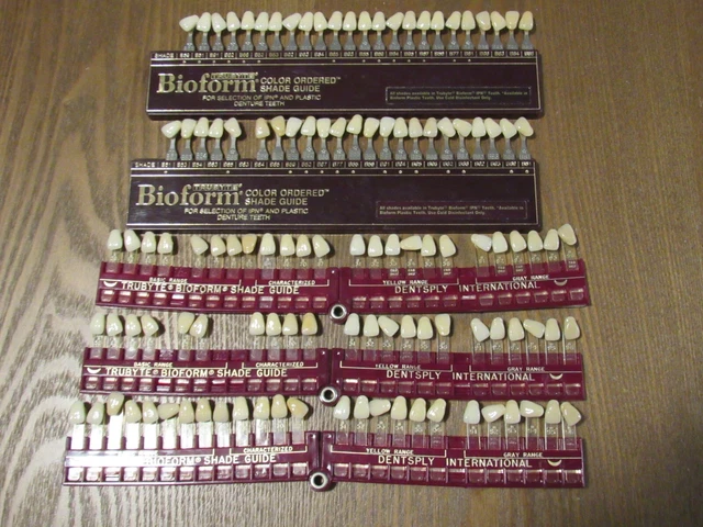 Bioform Trubyte Shade guide lot color shade guide lot